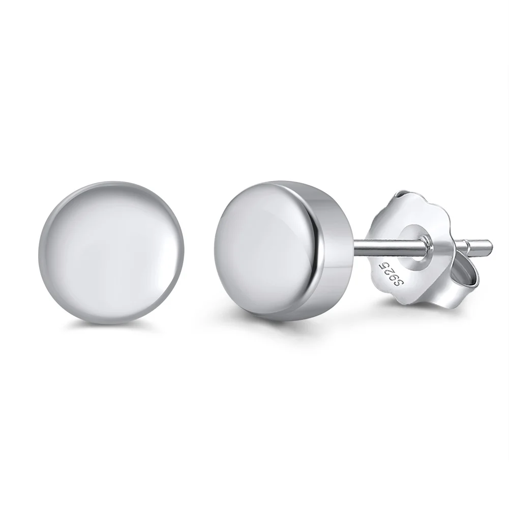 Cercei din Argint Buttons Silver Stud [1]