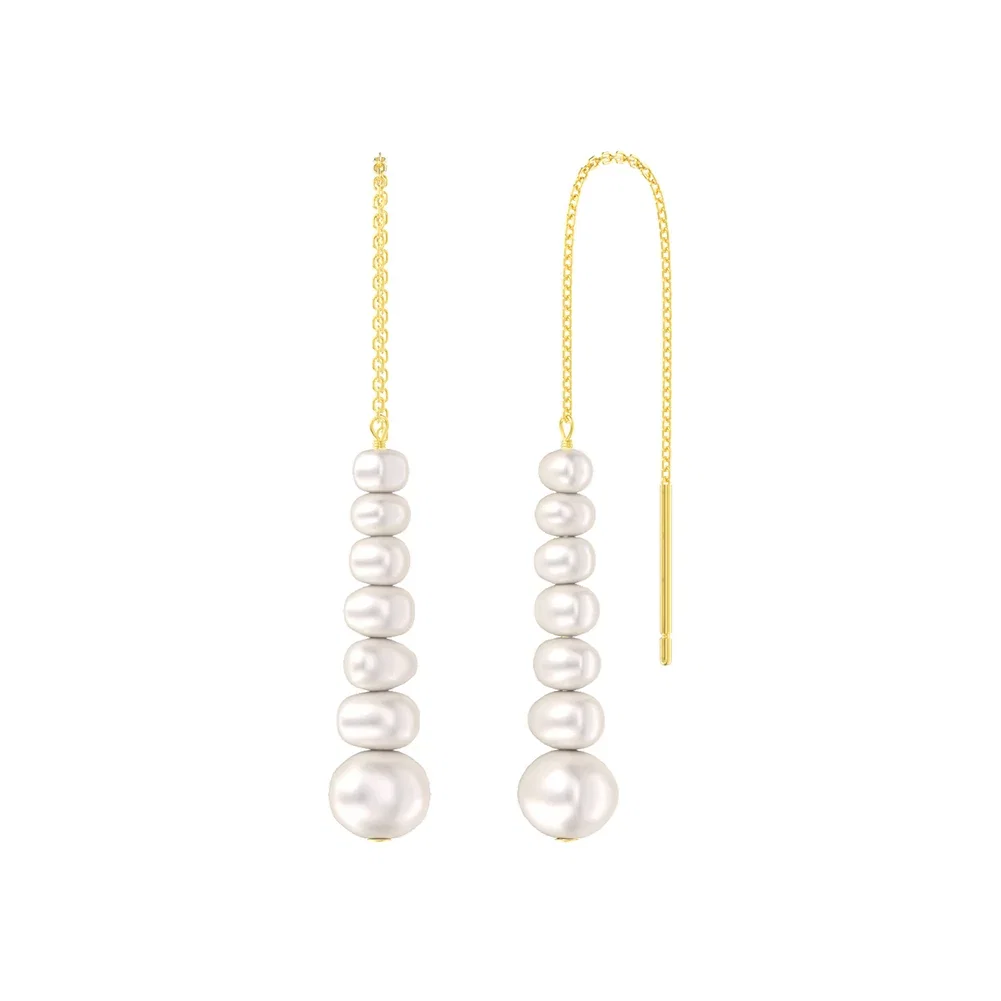Set Colier și Cercei din Argint Cascading Pearl Elegance [7]