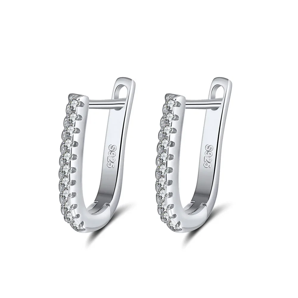 Cercei din Argint Crescent Crystal Silver [1]
