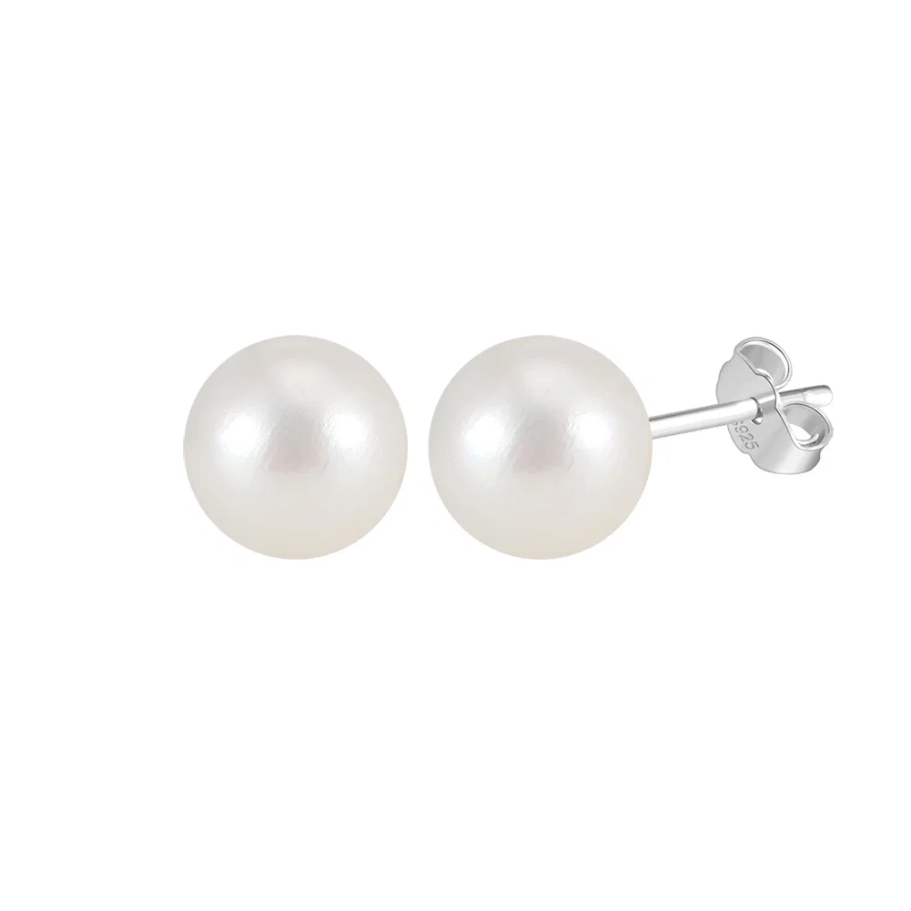 Cercei din Argint cu Perle Naturale de Cultură Sterling Silver [6]