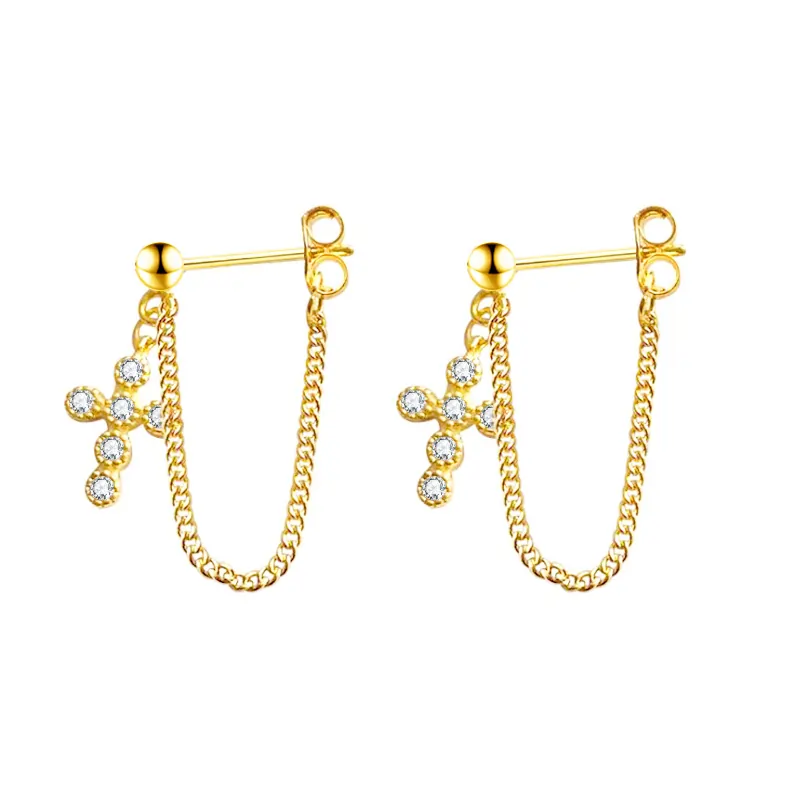Set Colier și Cercei din Argint Golden Constellation [7]