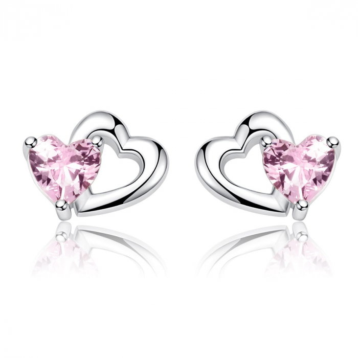 Cercei din argint Nuria's Heart [1]