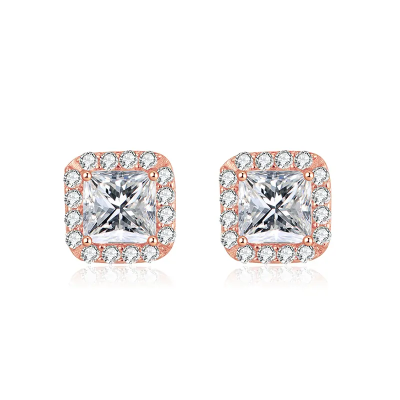 Cercei din Argint Rose Glamour Studs [1]