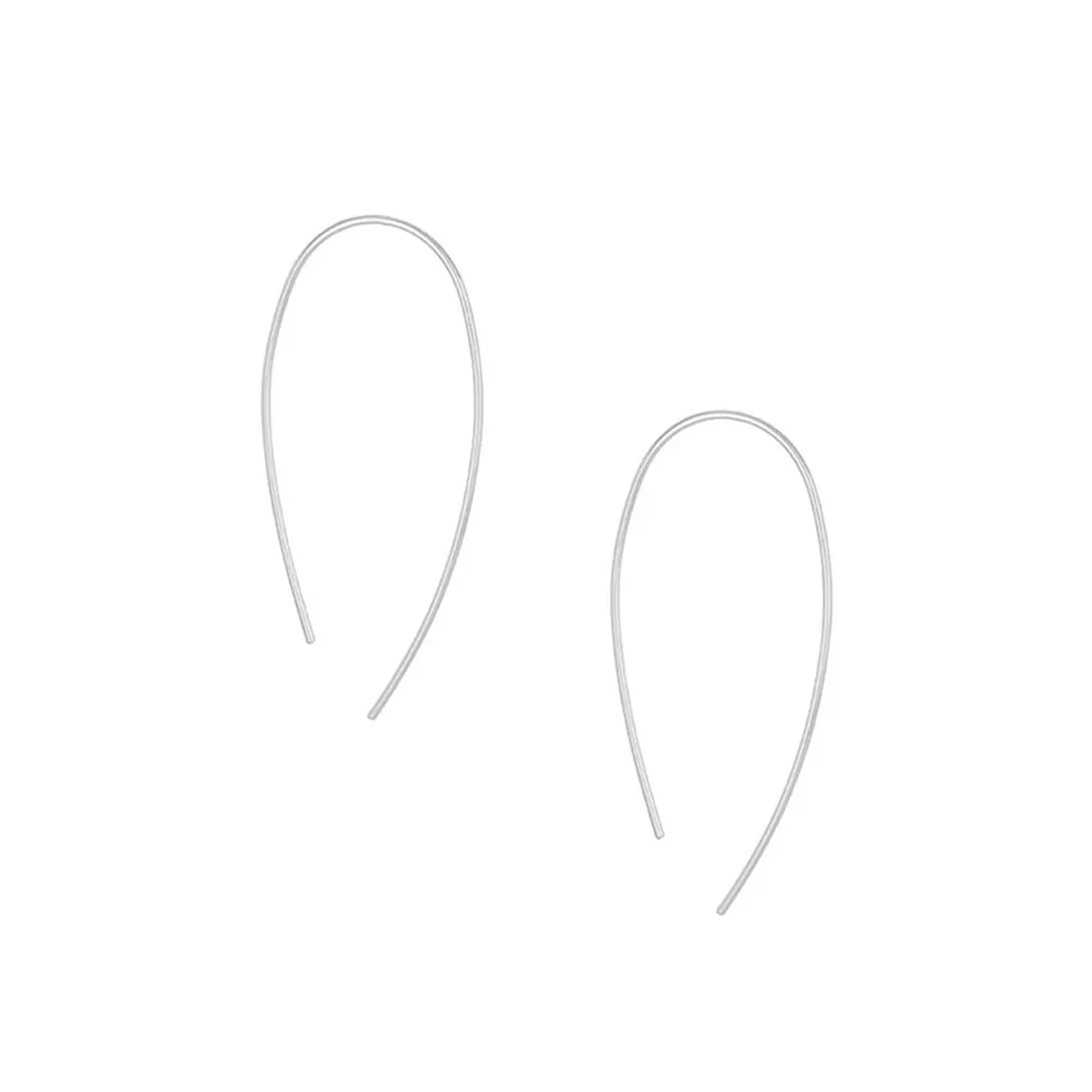 Cercei din Argint Silver Arc Simplicity [1]