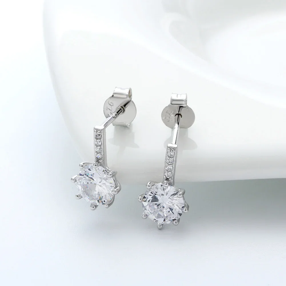 Cercei din Argint Stellar Sparkle Drops [2]