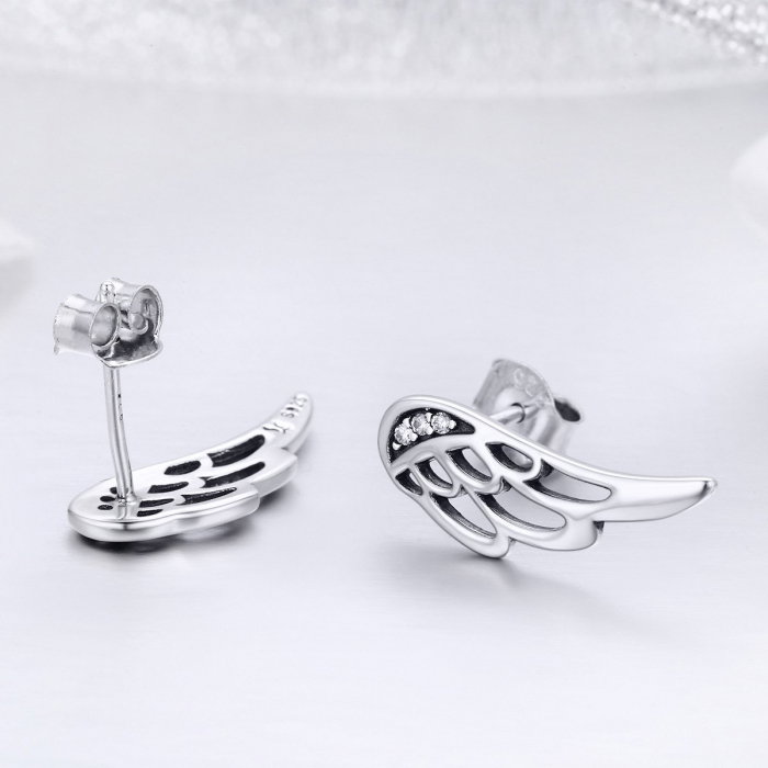 Cercei din argint Wing Studs [5]
