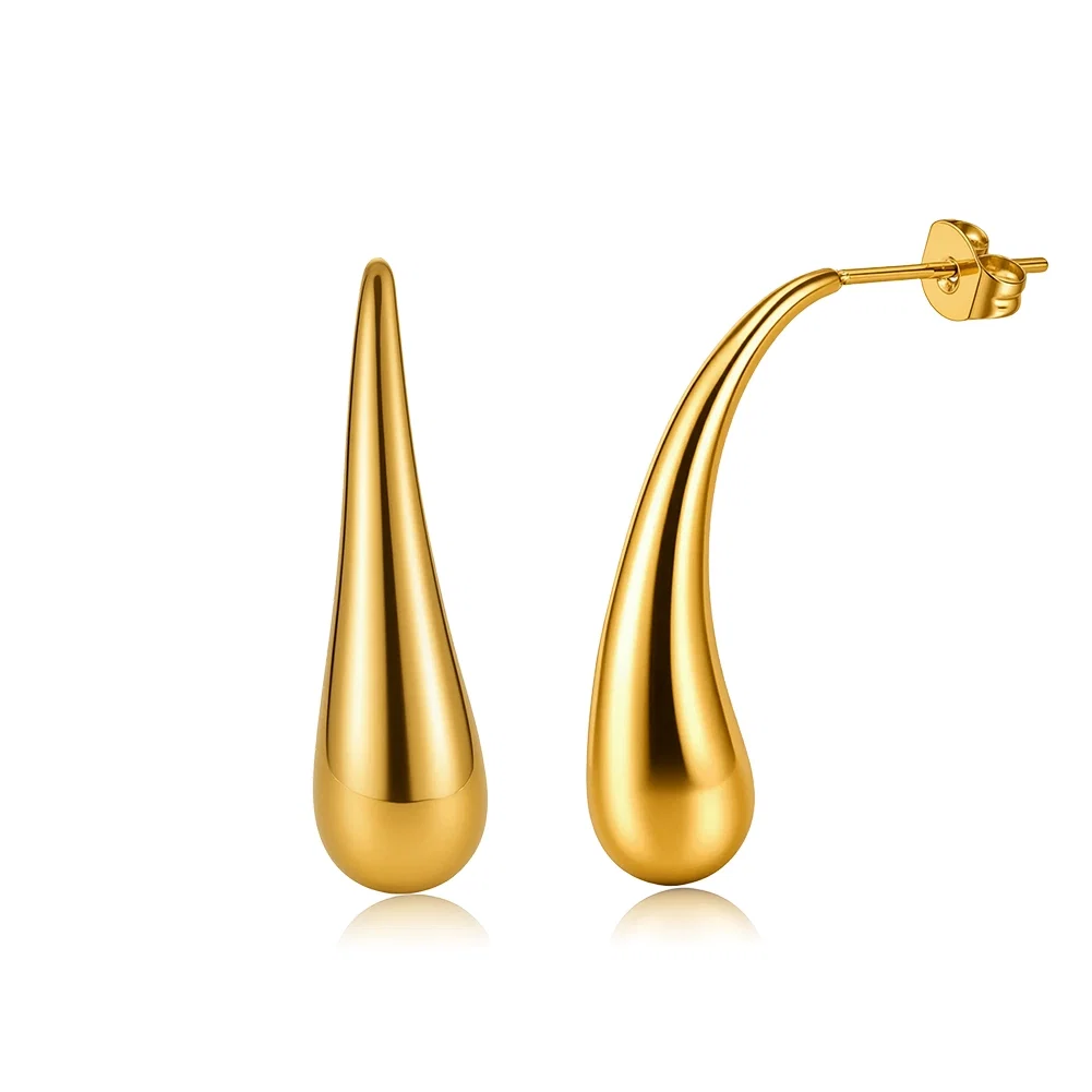 Cercei Statement Drop Auriu [1]