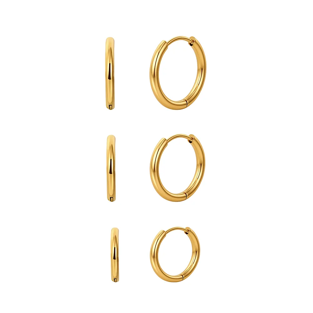 Cercei Statement Hoop Auriu [2]