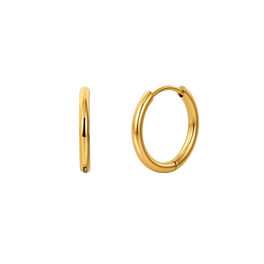 Cercei Statement Hoop Auriu [1]