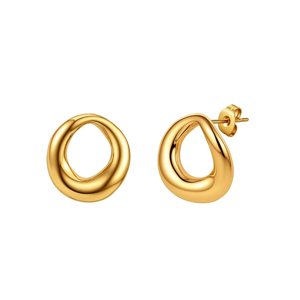 Cercei Statement Organic Ring Auriu [1]