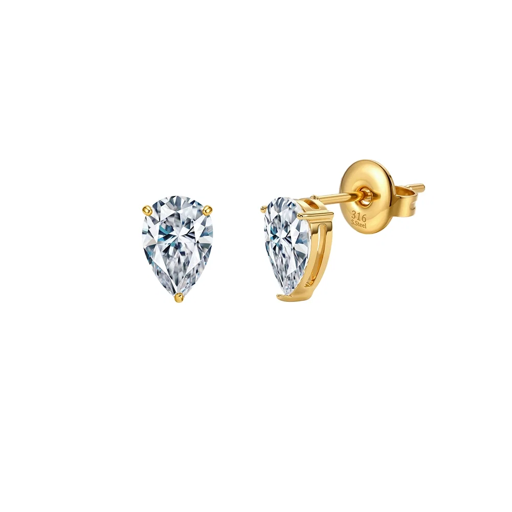 Cercei Statement Teardrop Auriu [1]