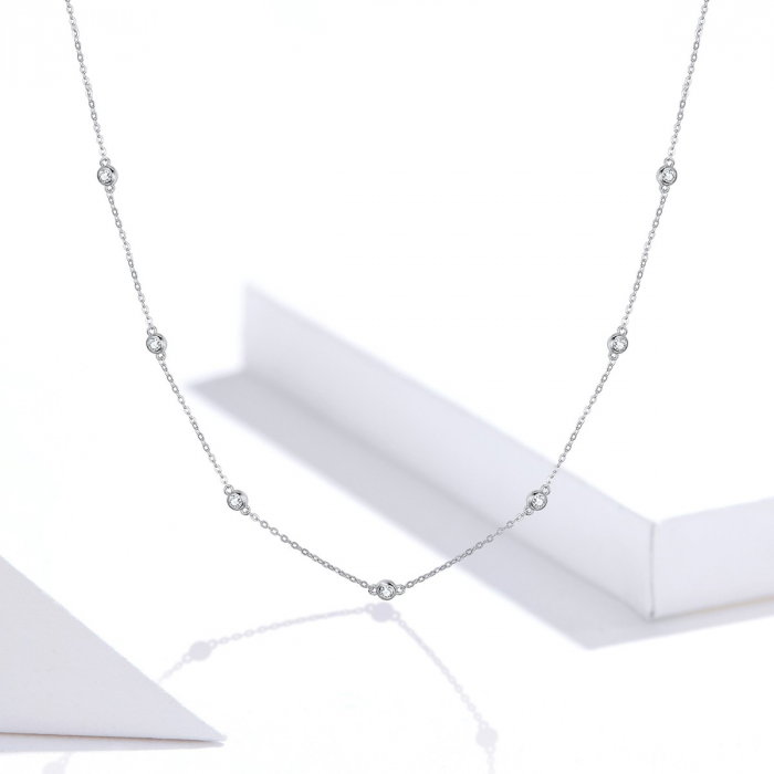 Colier din argint Crystal String [3]