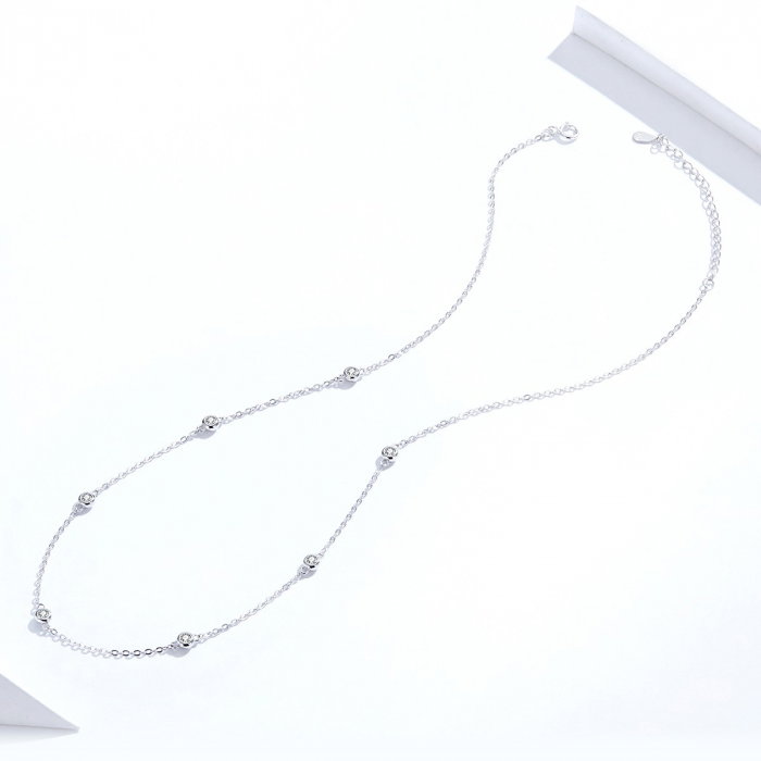 Colier din argint Crystal String [4]