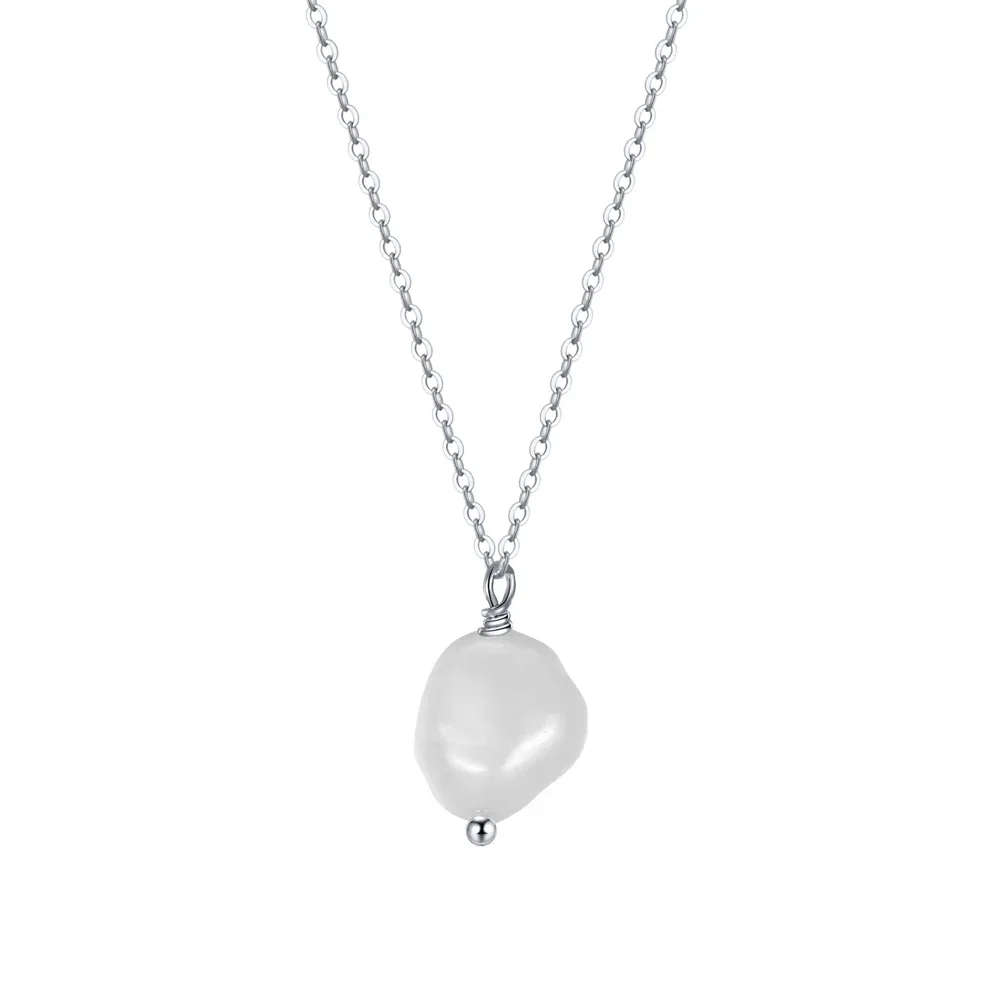 Colier din Argint cu perlă naturală de cultură Silver Baroque [1]