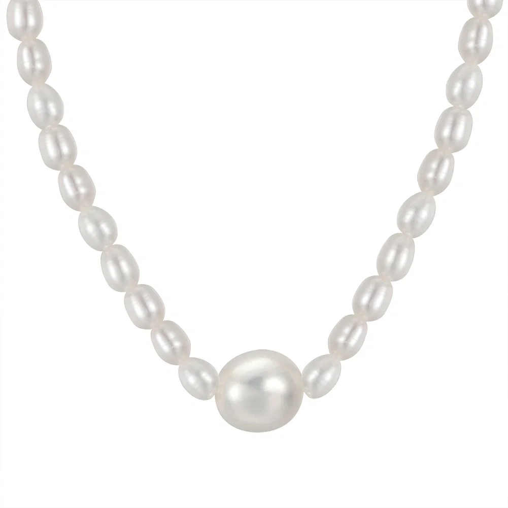 Colier din Argint cu Perle Naturale de Cultură Essential Pearl [1]
