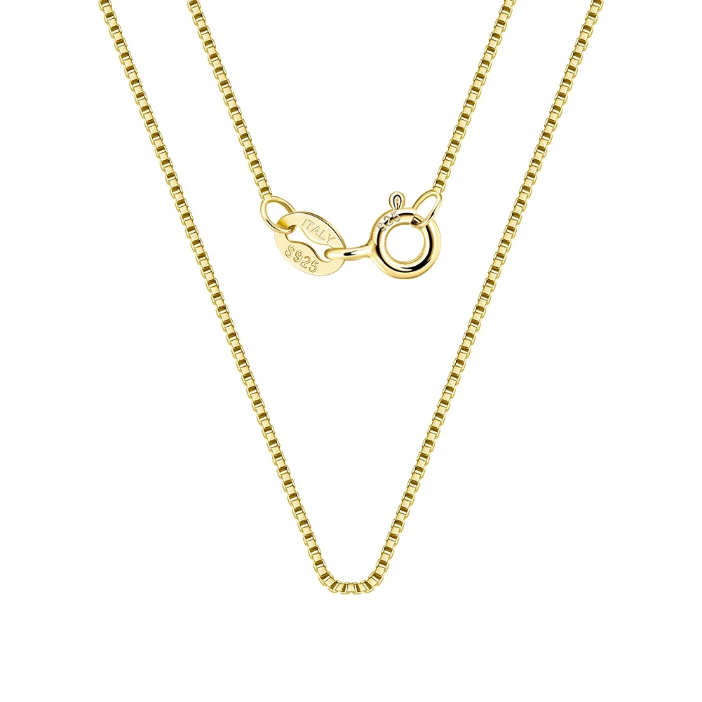 Colier din Argint Gold Box Chain [1]