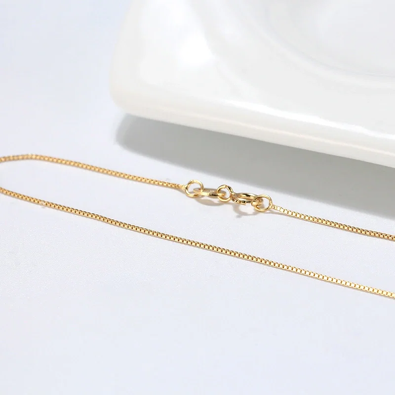 Colier din Argint Gold Box Chain [3]