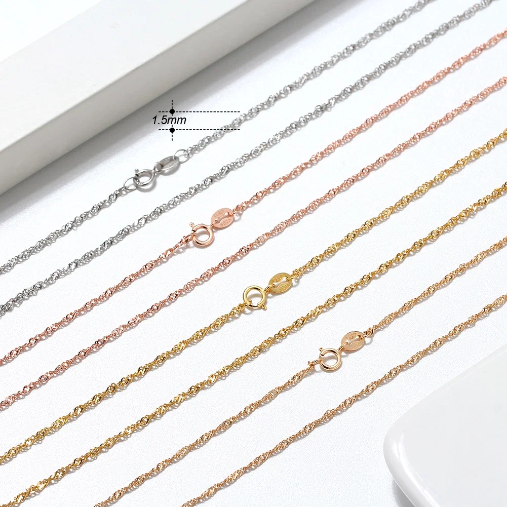 Colier din Argint Gold Twisted Rope [2]