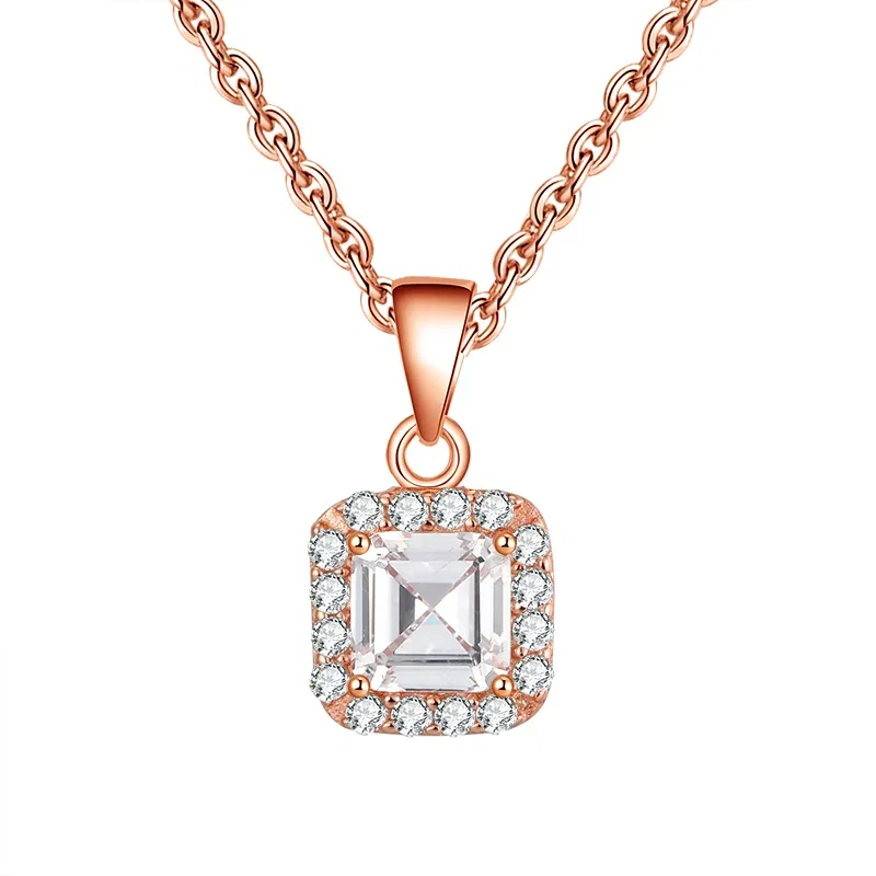 Colier din Argint Rose Glamour Pendant [1]