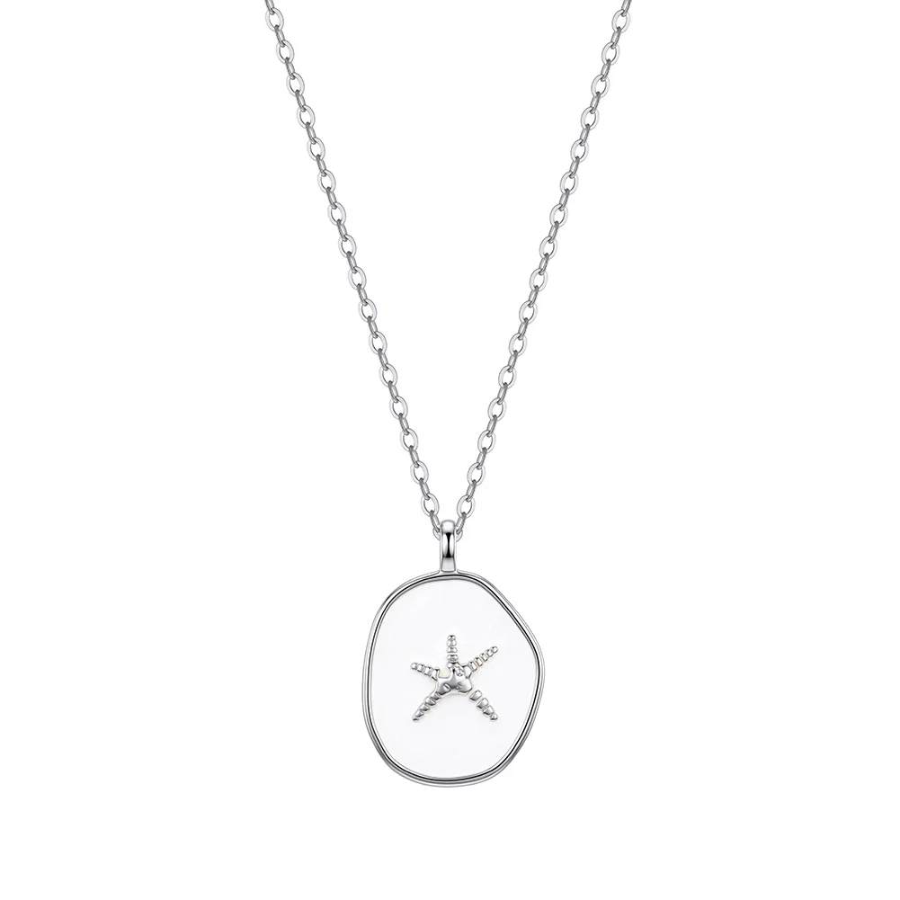 Colier din argint Sea Star Argintiu [1]