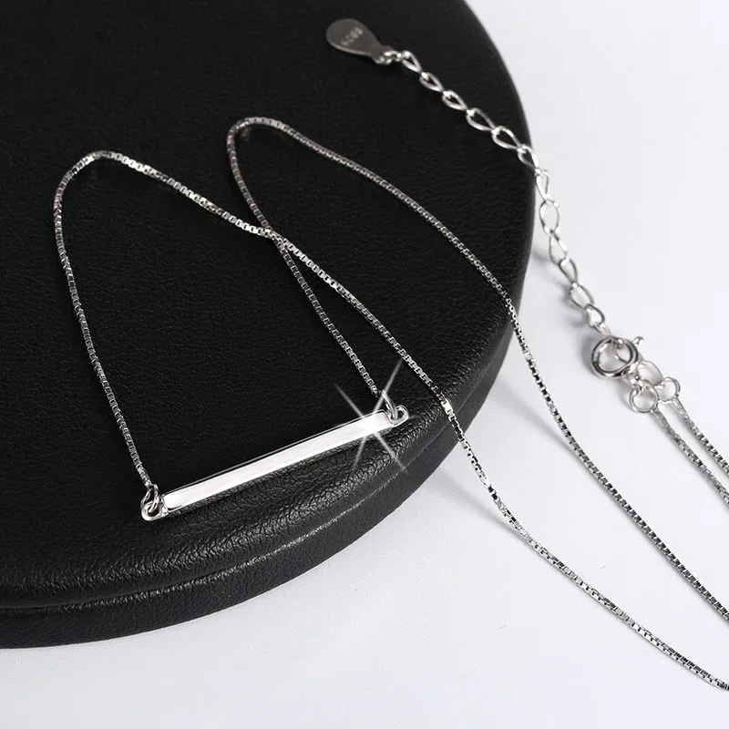 Colier din Argint Sleek Silver Bar [2]