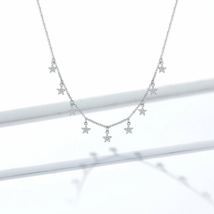 Colier din argint Star String [3]