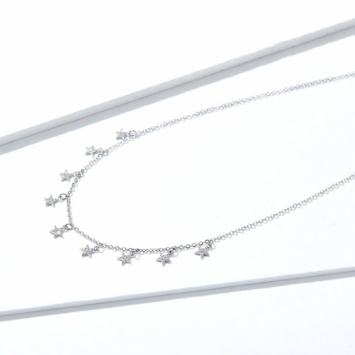 Colier din argint Star String [5]