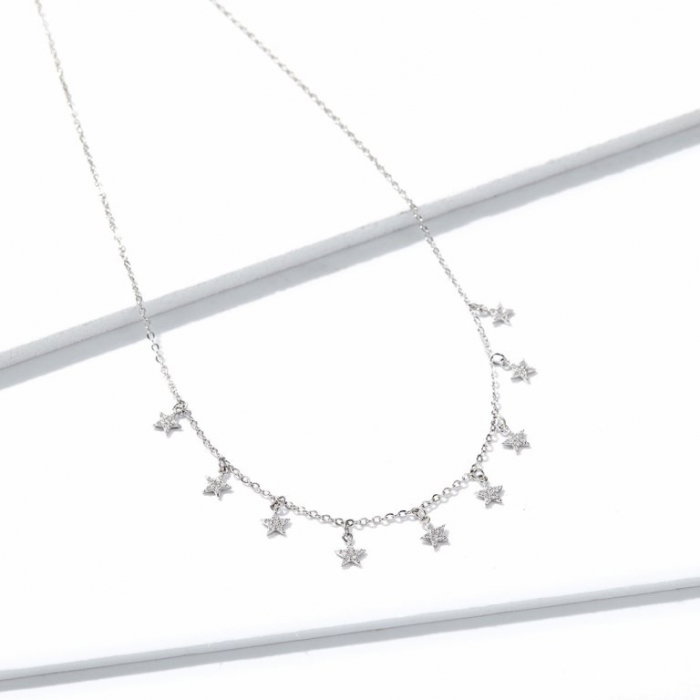 Colier din argint Star String [4]