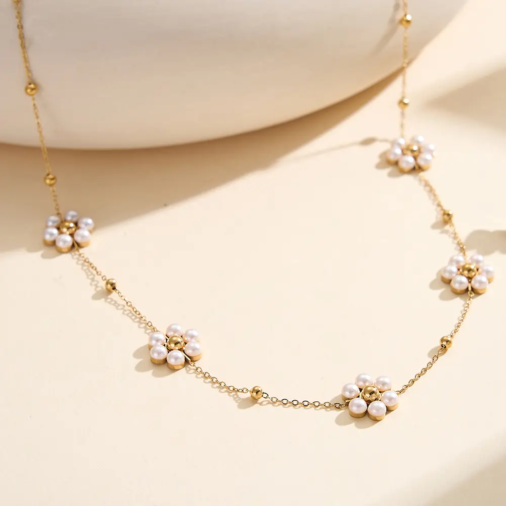 Colier Statement Bloom Auriu [2]