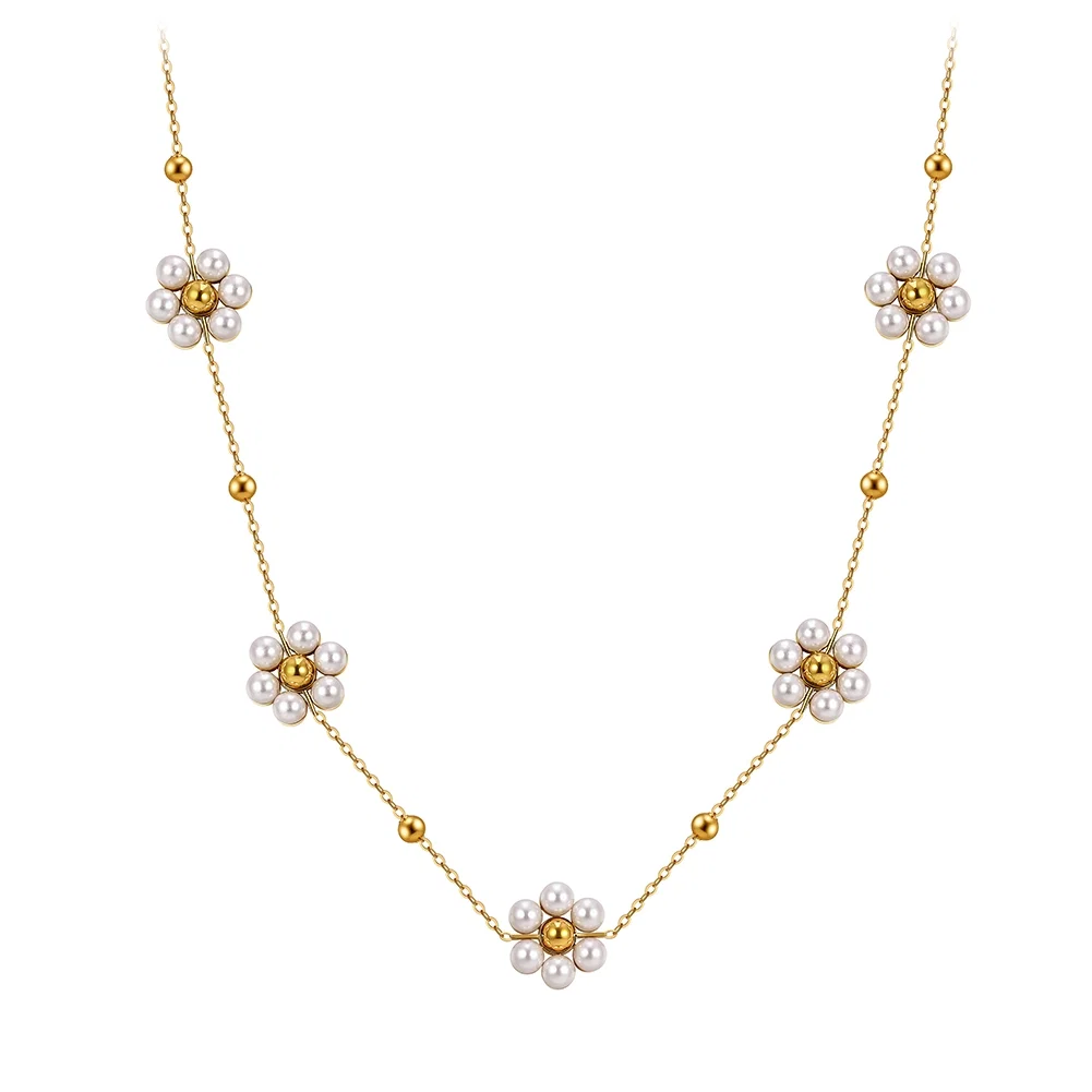 Colier Statement Bloom Auriu [1]