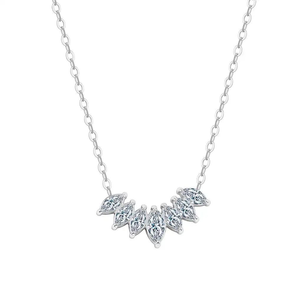 Colier Statement Crown Argintiu [1]