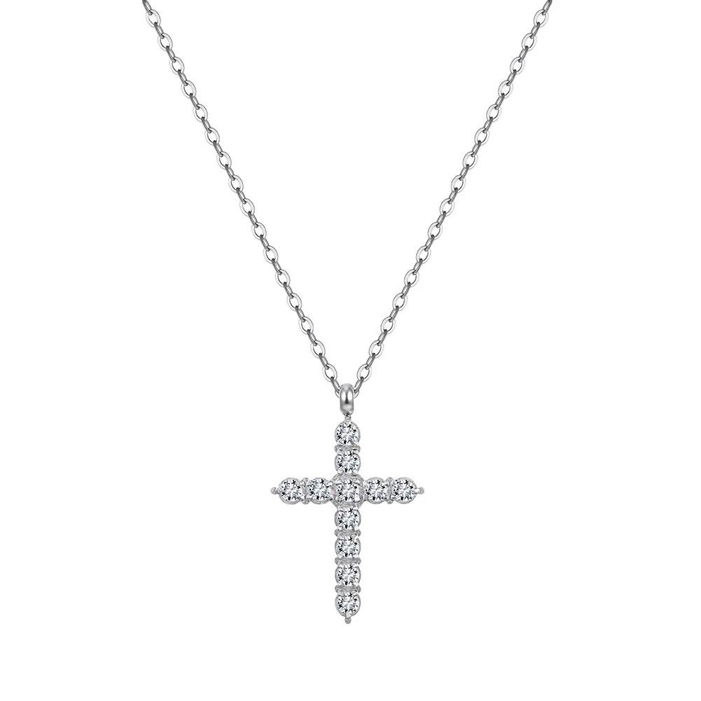 Colier Statement cu Cristale Zirconiu Divine Argintiu [1]