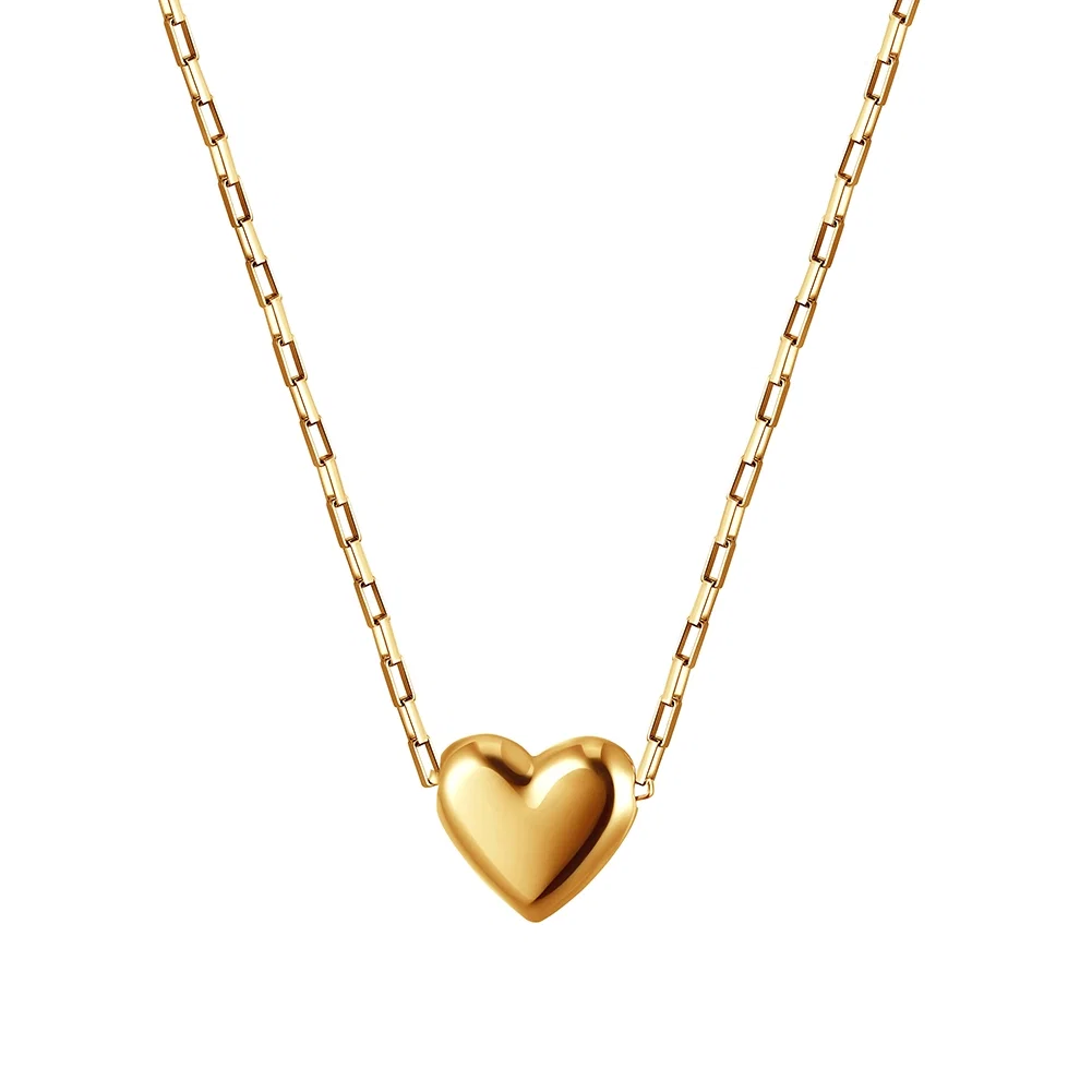 Colier Statement Heart Auriu [1]