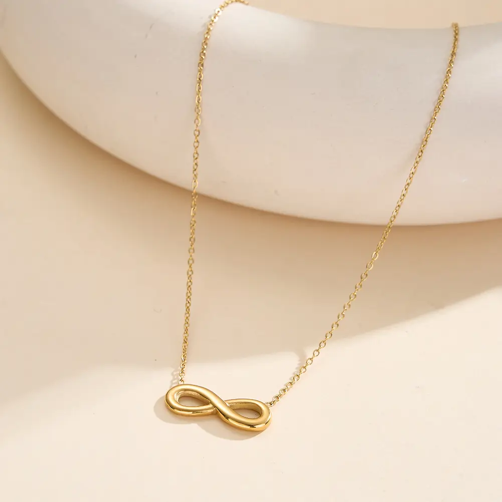Colier Statement Infinity Auriu [5]