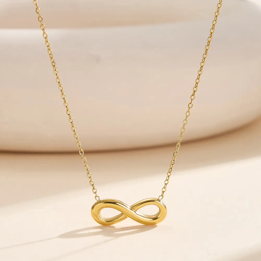Colier Statement Infinity Auriu [4]
