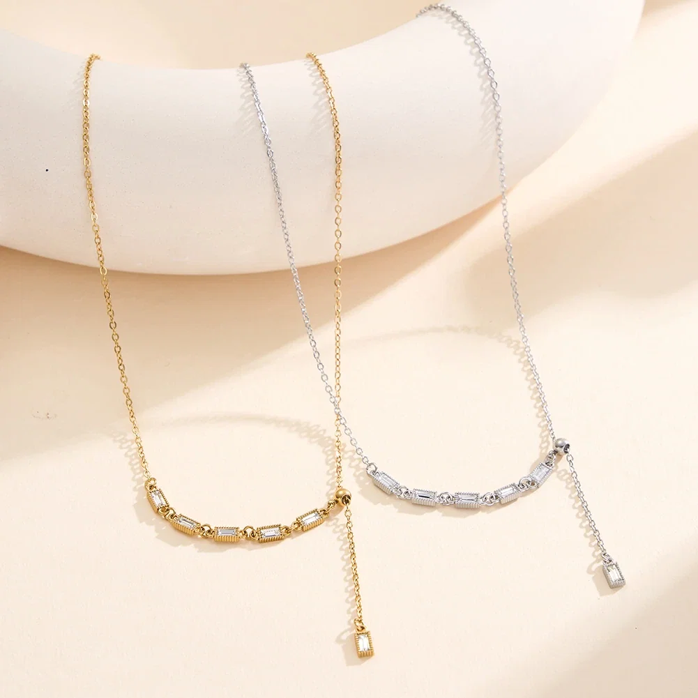 Colier Statement Lariat Argintiu [3]
