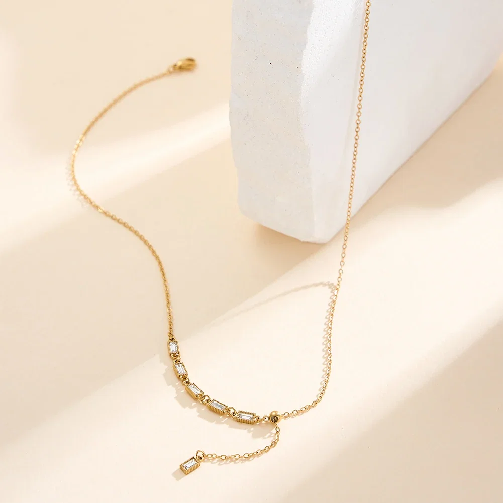 Colier Statement Lariat Auriu [2]