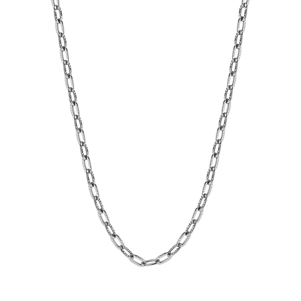 Colier Statement Paperclip Argintiu [1]