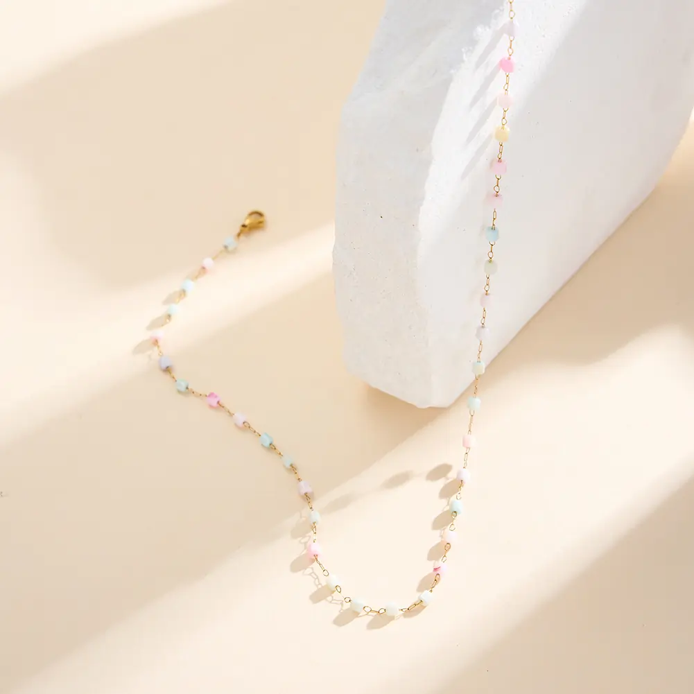 Colier Statement Pastel Auriu [3]