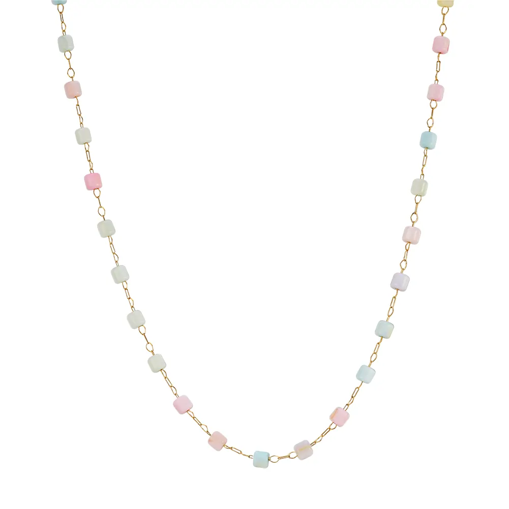 Colier Statement Pastel Auriu [1]