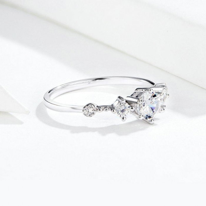 Inel din argint Royal Halo [4]