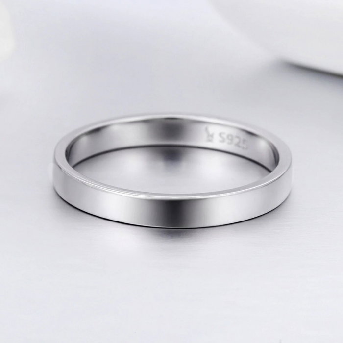Inel din argint Simple Band [5]
