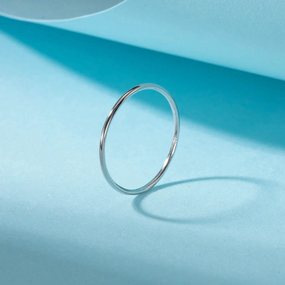 Inel din Argint Simplicity Band Silver [2]