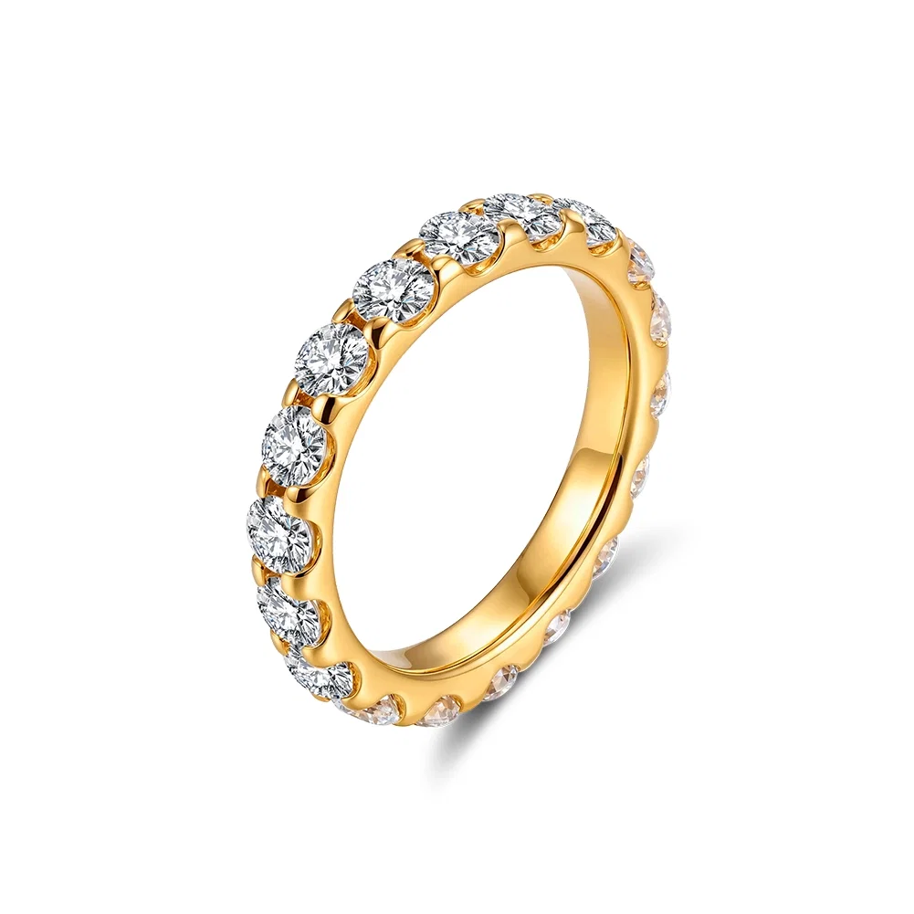 Inel Statement Eternity Auriu [1]