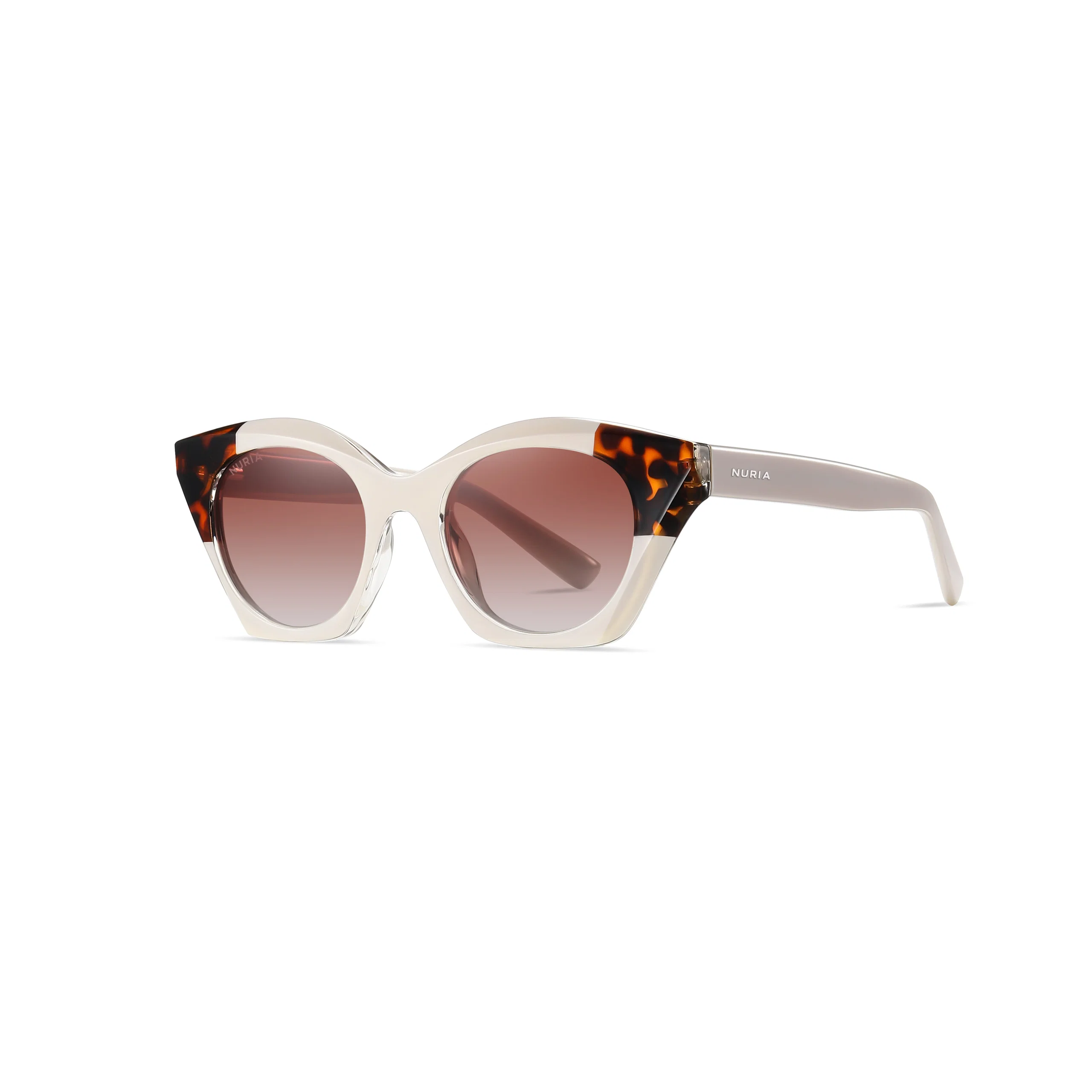 Ochelari de Soare NURIA cu Ramă Cat-Eye Eclipse Elegance Beige Tortoise [1]