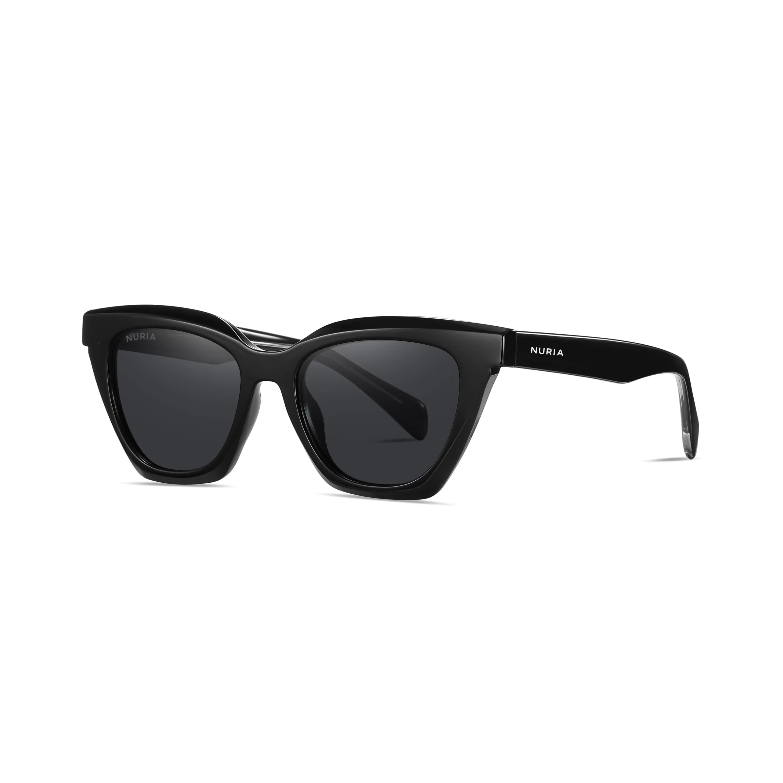 Ochelari de Soare NURIA cu Ramă Cat-Eye Nocturnal Grace Black [1]