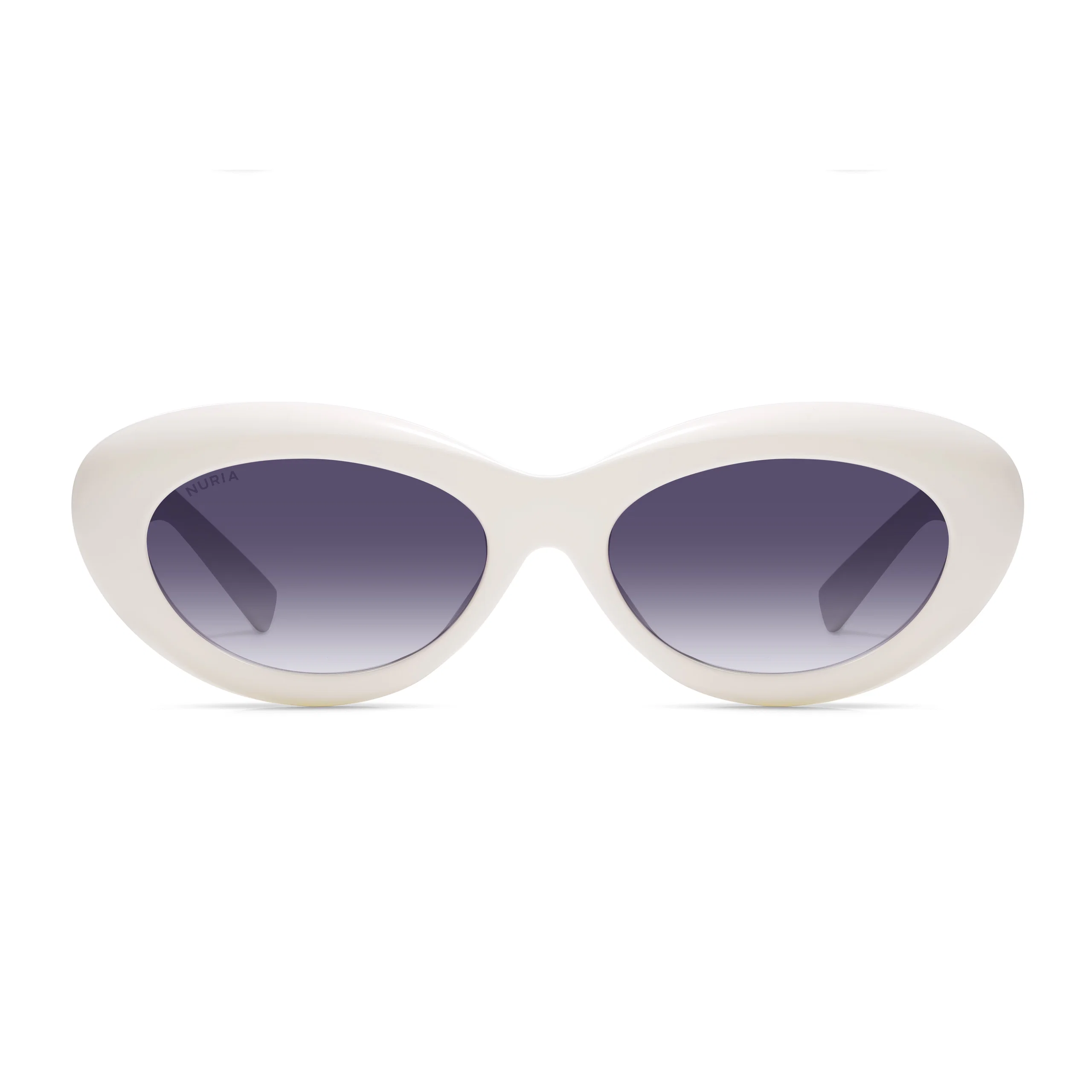 Ochelari de Soare NURIA cu Ramă Cat-Eye Sunset Serenade Pearl White [2]