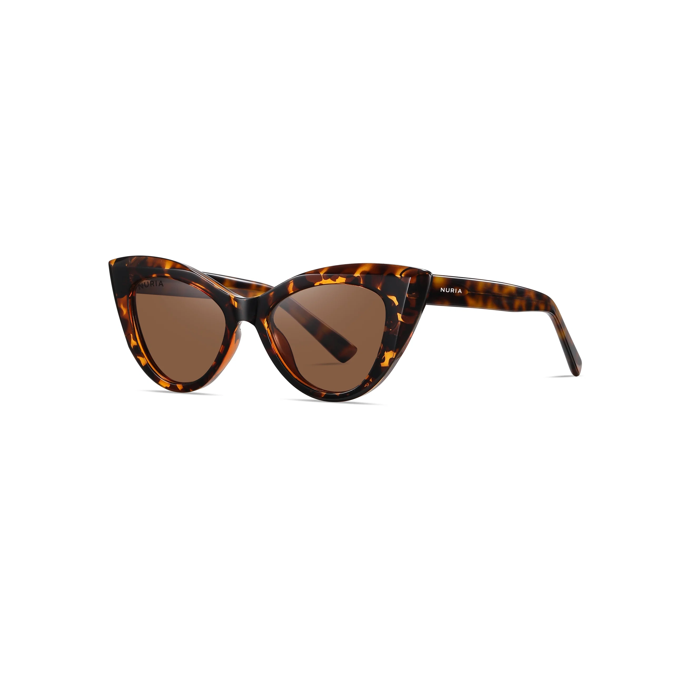 Ochelari de Soare NURIA cu Ramă Cat-Eye Twilight Allure Brown Tortoise [1]