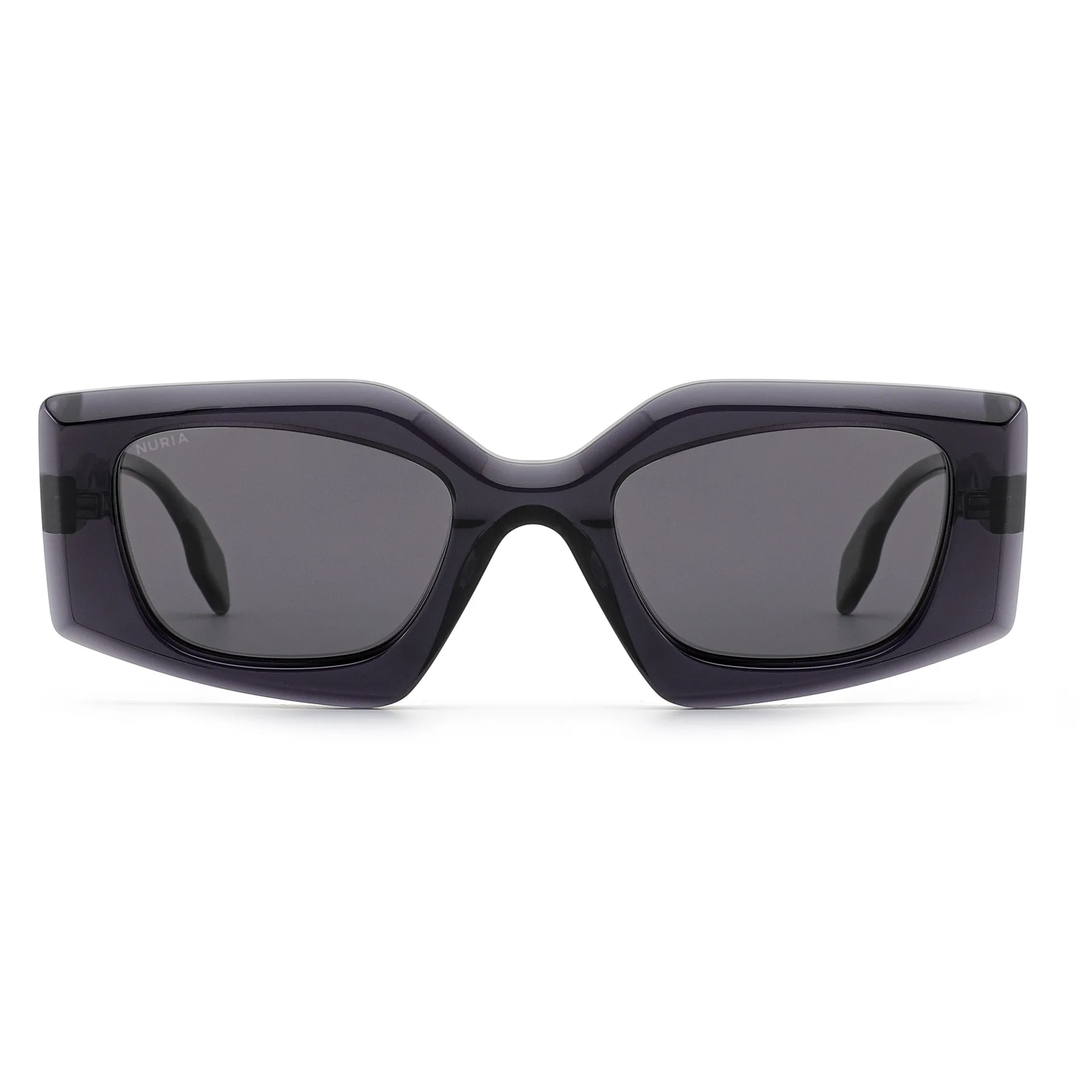 Ochelari de Soare NURIA cu Ramă Dreptunghiulară Garnet Haze Graphite [2]