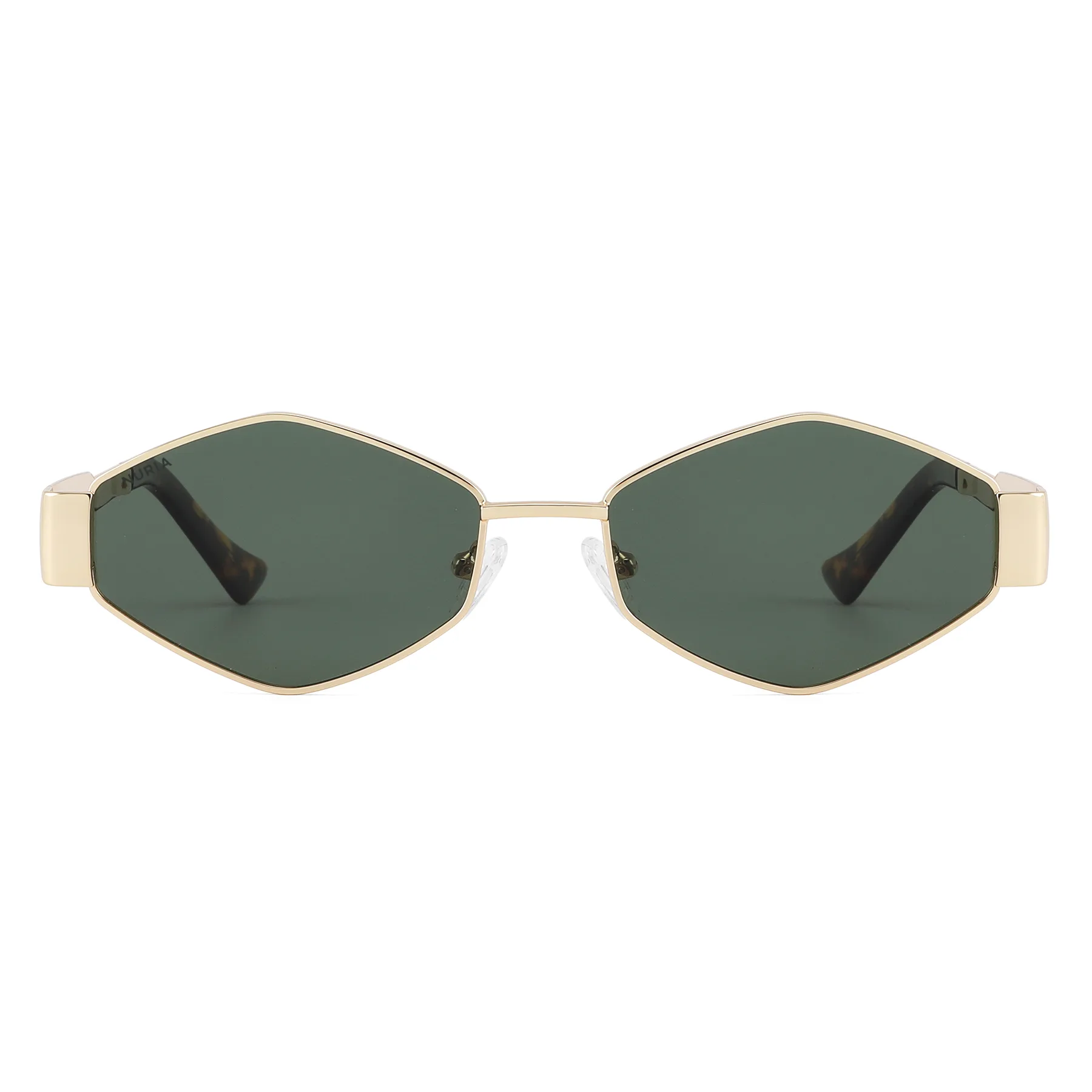 Ochelari de Soare NURIA cu Ramă Hexagonală Prism Amara Gold Forest [2]
